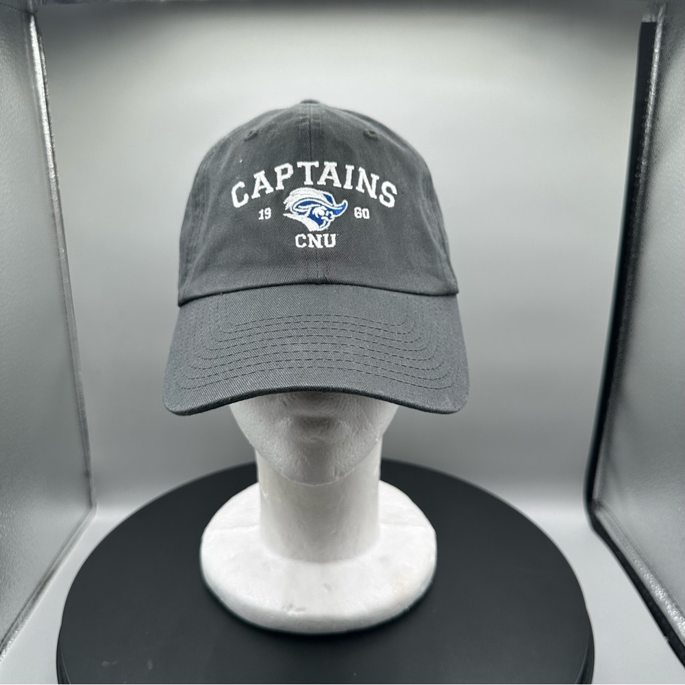 47 Brand Christopher Newport University Captains Adjustable Hat One Size Gray